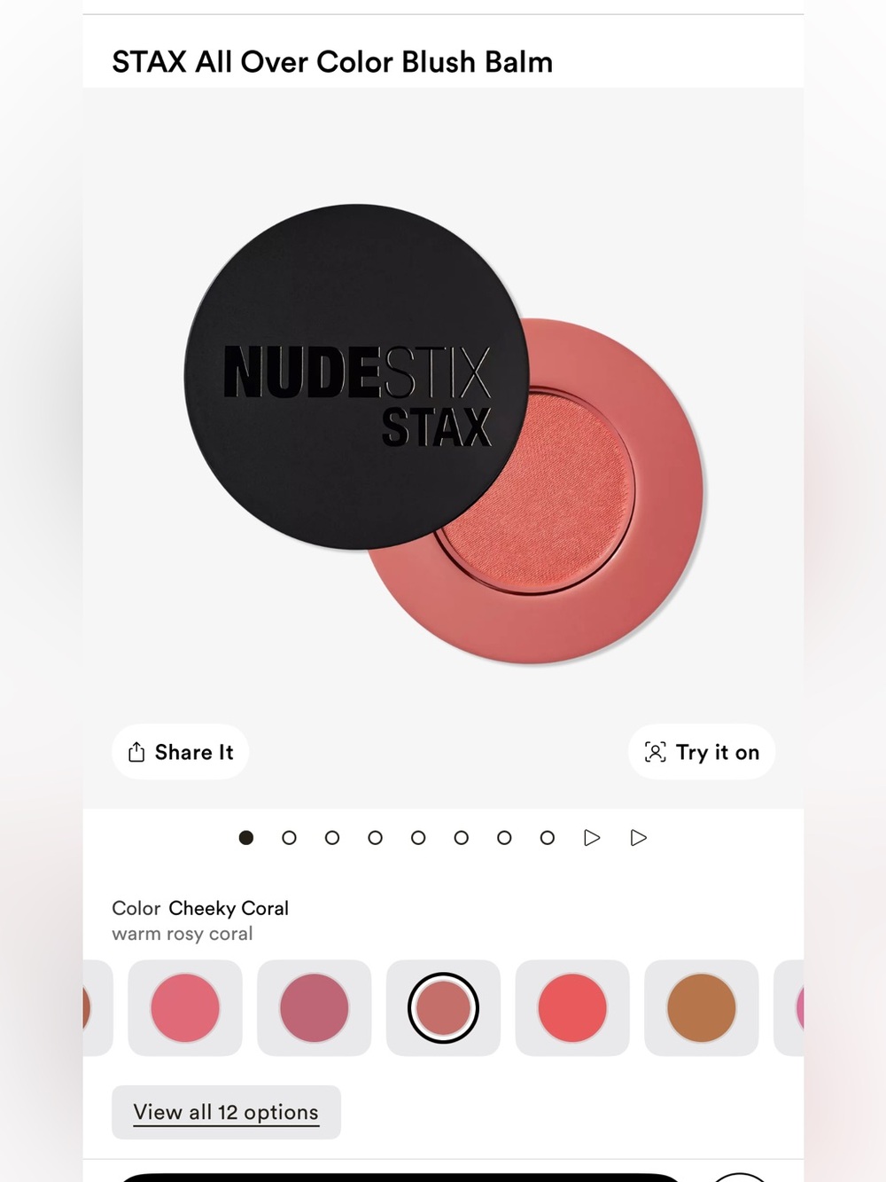 NUDESTIX Stax All Over Blush Balm - Picture 5 of 7